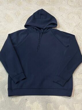 Lululemon Smooth Spacer Hoodie Men's M Stretch Sweatshirt Navy LM3FDVS